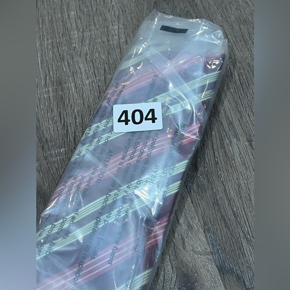 Ermenegildo Zegna Red Power Stripe Made in Italy 100% Silk Designer Tie EUC - Picture 12 of 12